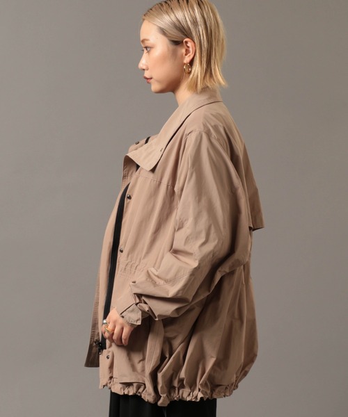 DROIT BELLO(ドロイトベロ)の「DROIT BELLO(ドロイトベロ)ジップアップライトブルゾン(ブルゾン・レディース・ベージュ/オフホワイト・FREE)」の3枚目の写真