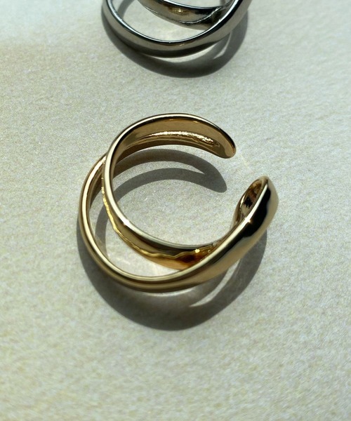 DouDou（ドゥドゥ）の「2連イヤーカフ（イヤーカフ・レディース・ゴールド/シルバー・FREE）」の2枚目の写真