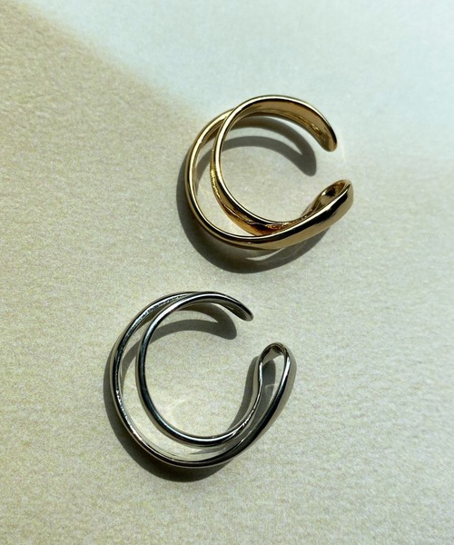 DouDou（ドゥドゥ）の「2連イヤーカフ（イヤーカフ・レディース・ゴールド/シルバー・FREE）」の5枚目の写真