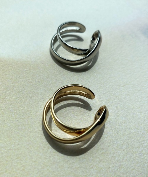 DouDou（ドゥドゥ）の「2連イヤーカフ（イヤーカフ・レディース・ゴールド/シルバー・FREE）」の4枚目の写真