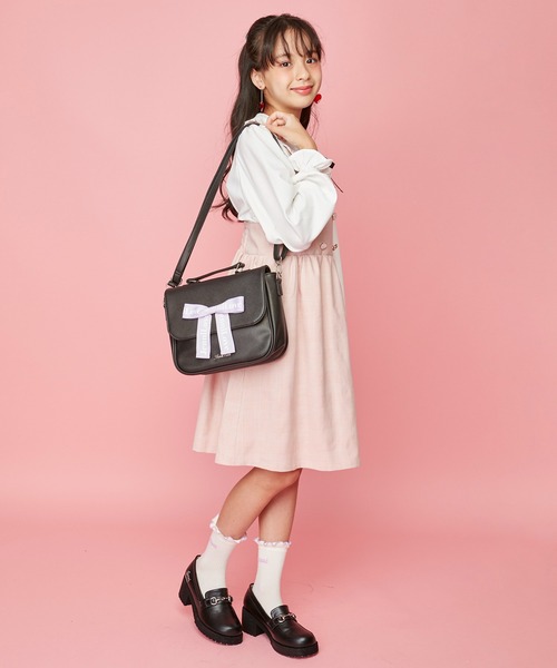 JENNI love(ジェニィラブ)の「配色メロークルーソックス(ソックス/靴下・キッズ・オフホワイト/グレー/ブラック・19-21cm/22-24cm)」の13枚目の写真