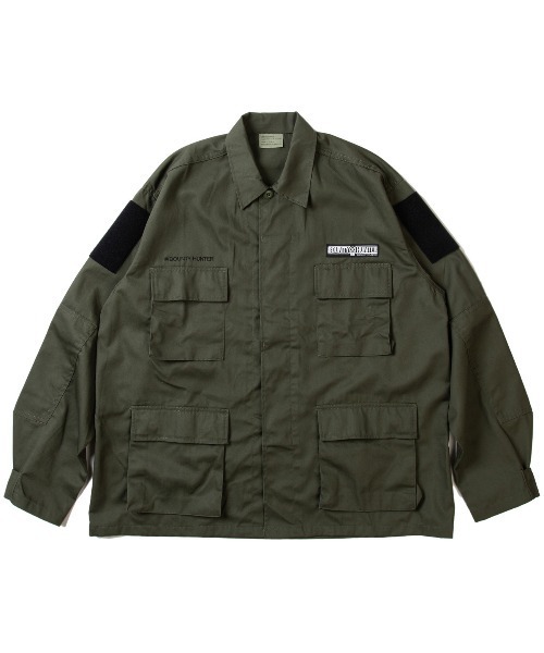 BOUNTY HUNTER(バウンティーハンター)の「BxH CUSTOM BDU Shirts(シャツ/ブラウス・メンズ・オリーブ/ブラック・MEDIUM/X-LARGE/LARGE/SMALL)」の2枚目の写真