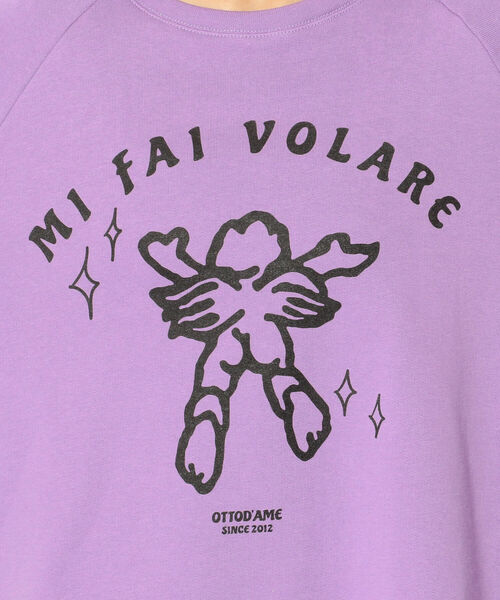 ottod'Ame（オットダム）の「ottod'Ame/オットダム/エンジェルスウェット（スウェット・レディース・ラベンダー・SMALL）」の5枚目の写真