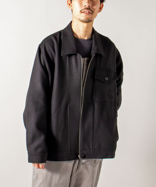 GLOSTER（グロスター）の「【GLOSTER/グロスター】ミリタリーZIPブルゾン オーバーサイズ（ブルゾン・メンズ・ブラック/カーキ・MEDIUM/LARGE）」の7枚目の写真