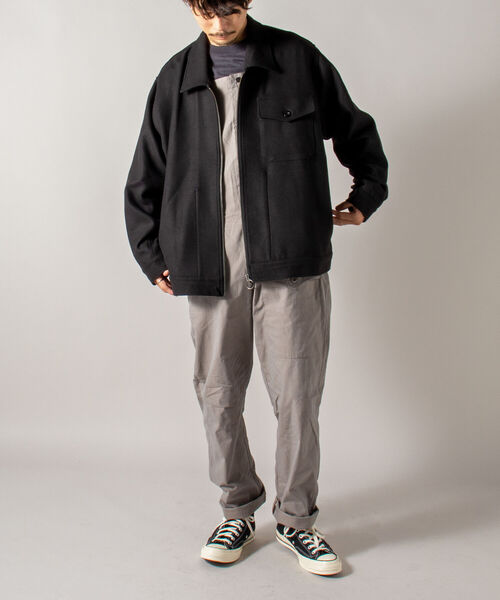 GLOSTER（グロスター）の「【GLOSTER/グロスター】ミリタリーZIPブルゾン オーバーサイズ（ブルゾン・メンズ・ブラック/カーキ・MEDIUM/LARGE）」の10枚目の写真