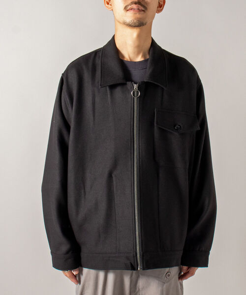 GLOSTER（グロスター）の「【GLOSTER/グロスター】ミリタリーZIPブルゾン オーバーサイズ（ブルゾン・メンズ・ブラック/カーキ・MEDIUM/LARGE）」の11枚目の写真