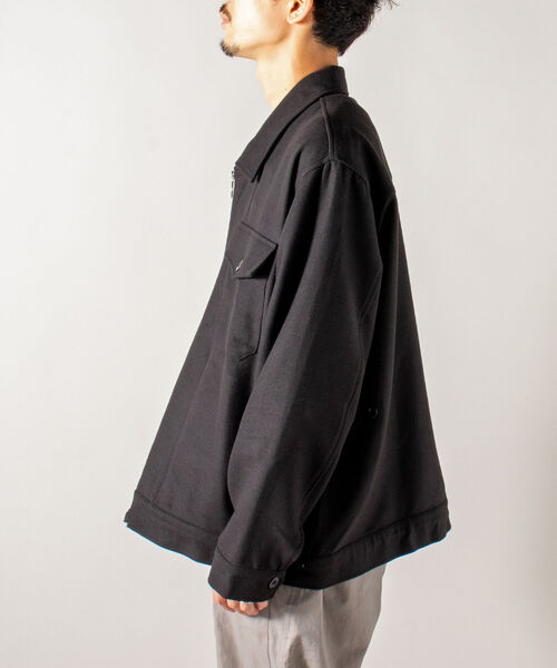 GLOSTER（グロスター）の「【GLOSTER/グロスター】ミリタリーZIPブルゾン オーバーサイズ（ブルゾン・メンズ・ブラック/カーキ・MEDIUM/LARGE）」の12枚目の写真