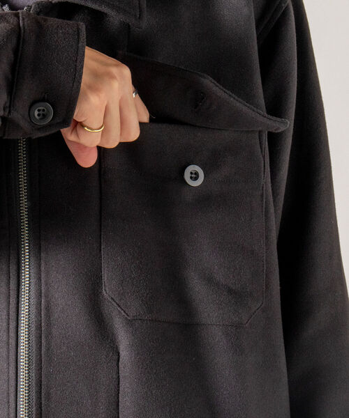 GLOSTER（グロスター）の「【GLOSTER/グロスター】ミリタリーZIPブルゾン オーバーサイズ（ブルゾン・メンズ・ブラック/カーキ・MEDIUM/LARGE）」の18枚目の写真