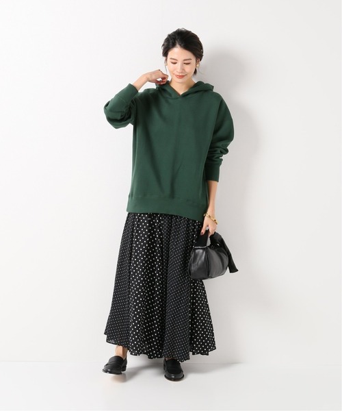 IENA（イエナ）の「コットンダンボールフードプルオーバー