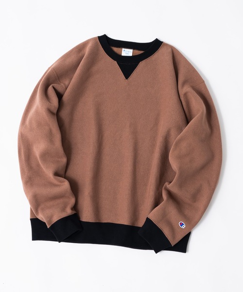 Champion（チャンピオン）の「◆【CHAMPION / チャンピオン】別注 2TONE REVERSE WEAVE / リバースウィーブ（スウェット・メンズ・ブラック/ブラウン/グレー/ナチュラル・MEDIUM/LARGE/X-LARGE）」の4枚目の写真