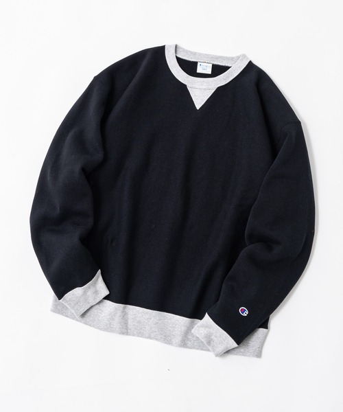 Champion（チャンピオン）の「◆【CHAMPION / チャンピオン】別注 2TONE REVERSE WEAVE / リバースウィーブ（スウェット・メンズ・ブラック/ブラウン/グレー/ナチュラル・MEDIUM/LARGE/X-LARGE）」の2枚目の写真