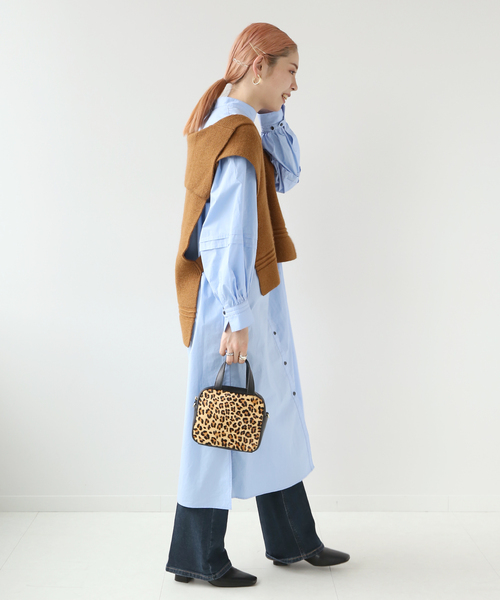 Simplicite（サンプリシテ）の「セーラーニットベスト レイヤーワンピース◆（ワンピース・レディース・ホワイト/ブラック/ブルー・FREE）」の19枚目の写真