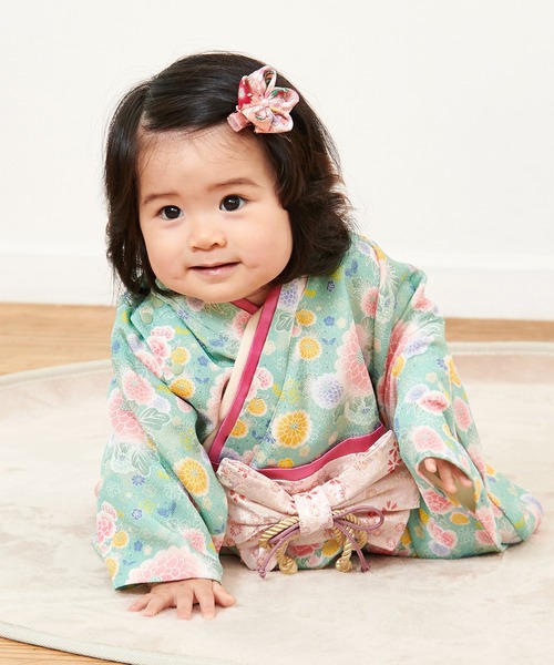 SweetMommy（スウィートマミー）の「ベビー着物ロンパース [七五三