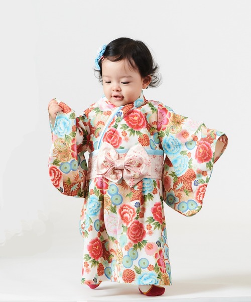 SweetMommy（スウィートマミー）の「ベビー着物ロンパース [七五三