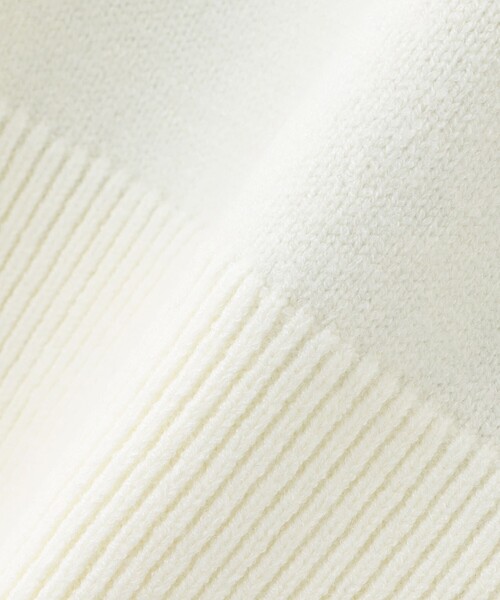 CAST:（キャストコロン）の「カラーブロックニット（ニット/セーター・レディース・ネイビー/オフホワイト/ホワイト/ベージュ系その他・M）」の10枚目の写真