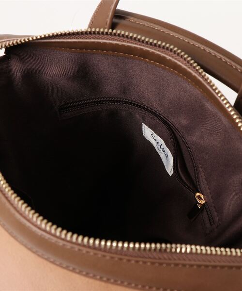 SAC(サック)の「2WAY A4リュック SAC unit(バックパック/リュック・レディース・ベージュ/ブラック/キャメル・FREE)」の6枚目の写真