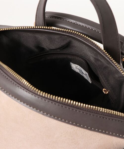 SAC(サック)の「2WAY A4リュック SAC unit(バックパック/リュック・レディース・ベージュ/ブラック/キャメル・FREE)」の4枚目の写真