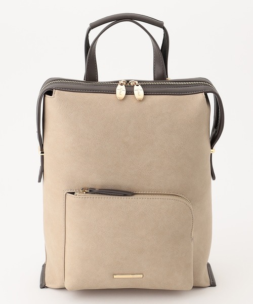 SAC(サック)の「2WAY A4リュック SAC unit(バックパック/リュック・レディース・ベージュ/ブラック/キャメル・FREE)」の3枚目の写真