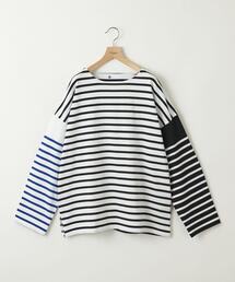 info. BEAUTY&YOUTH | 【WEB限定】＜info. BEAUTY&YOUTH＞ スーパービッグ ナバルボーダーシャツ(Tシャツ/カットソー)