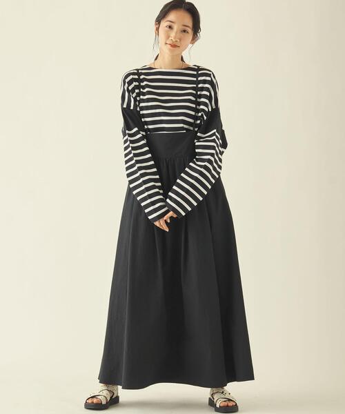 info. BEAUTY&YOUTH（インフォビューティアンドユース）の「【WEB限定】＜info. BEAUTY&YOUTH＞ スーパービッグ ナバルボーダーシャツ（Tシャツ/カットソー・メンズ・ブラック/コバルトブルー/その他1/その他2・M/S/L）」の21枚目の写真