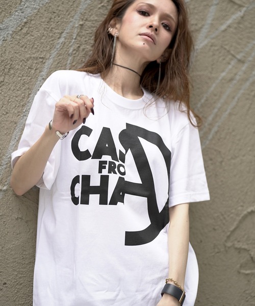 OVER THE STRIPES（オーバーザストライプス）の「OVER THE STRiPES オーバーザストライプス ANARCHY MARK TEE Tシャツ（Tシャツ/カットソー・メンズ・ブラック/ホワイト/サックスブルー・LARGE/MEDIUM/X-LARGE）」の2枚目の写真