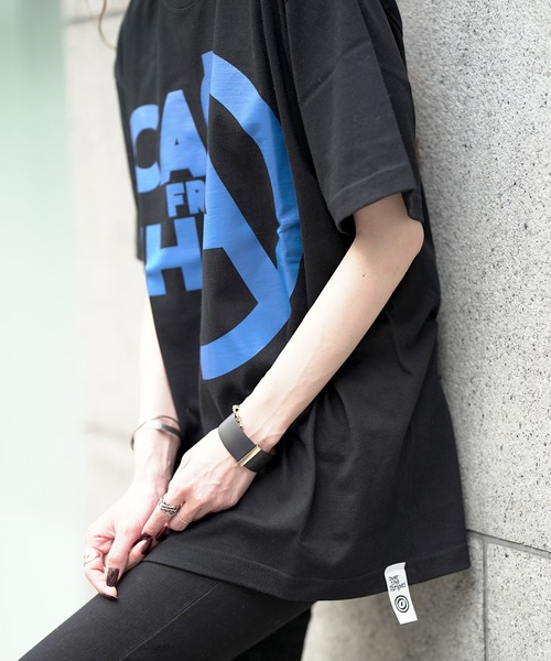 OVER THE STRIPES（オーバーザストライプス）の「OVER THE STRiPES オーバーザストライプス ANARCHY MARK TEE Tシャツ（Tシャツ/カットソー・メンズ・ブラック/ホワイト/サックスブルー・LARGE/MEDIUM/X-LARGE）」の18枚目の写真