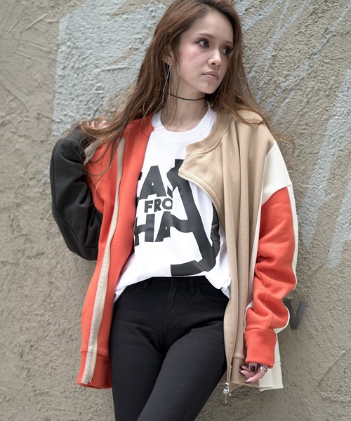 OVER THE STRIPES（オーバーザストライプス）の「OVER THE STRiPES オーバーザストライプス ANARCHY MARK TEE Tシャツ（Tシャツ/カットソー・メンズ・ブラック/ホワイト/サックスブルー・LARGE/MEDIUM/X-LARGE）」の20枚目の写真