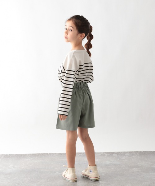 GLOBAL WORK（グローバルワーク）の「【キッズ】ヘビロッTEE／ボーダー/215969（Tシャツ/カットソー・キッズ・レッド/ホワイト/オフホワイト・150cm/160cm/100cm/110cm/120cm/140cm/130cm）」の10枚目の写真