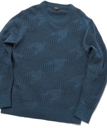 MEN'S BIGI | 7G リンクスジャガード編みクルーネックニット(ニット/セーター)
