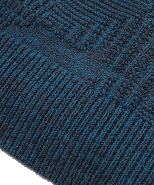 MEN'S BIGI(メンズビギ)の「7G リンクスジャガード編みクルーネックニット(ニット/セーター・メンズ・ブルー/ボルドー/ブラック・03/01/02)」の21枚目の写真