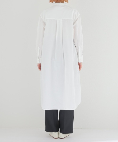 JOURNAL STANDARD relume（ジャーナルスタンダード　レリューム）の「コットンブロードキルティングシャツワンピース◆（ワンピース・レディース・カーキ/ホワイト・FREE）」の8枚目の写真