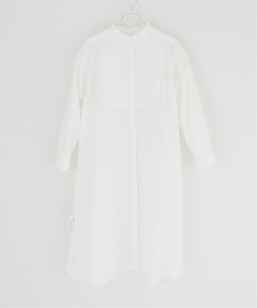 JOURNAL STANDARD relume（ジャーナルスタンダード　レリューム）の「コットンブロードキルティングシャツワンピース◆（ワンピース・レディース・カーキ/ホワイト・FREE）」の9枚目の写真