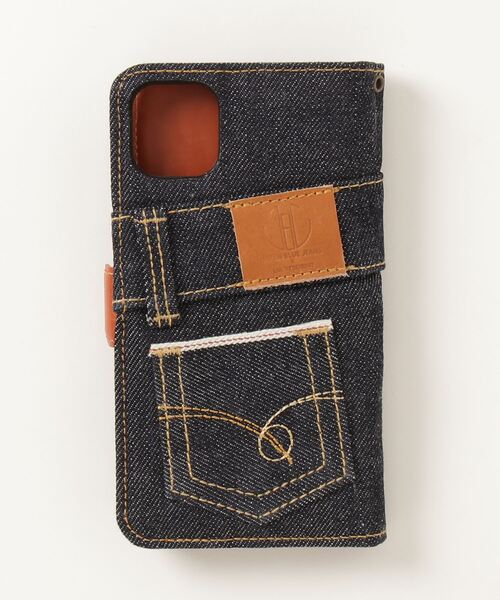 JAPAN BLUE JEANS(ジャパンブルージーンズ)の「デニムスマートフォンケース(iPhone11ProMAX対応)(スマホケース/カバー・メンズ・インディゴブルー・FREE)」の10枚目の写真