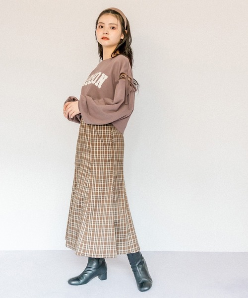 OLIVE des OLIVE(オリーブデオリーブ)の「バックレースアップマーメイドスカート(スカート・レディース・グリーン/ブルー/ブラック/ダークブラウン/ブラウン/ピンク・FREE)」の17枚目の写真