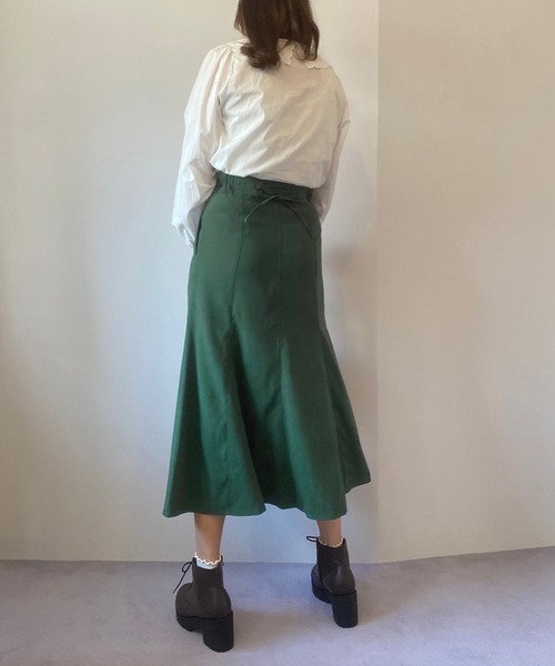 OLIVE des OLIVE(オリーブデオリーブ)の「バックレースアップマーメイドスカート(スカート・レディース・グリーン/ブルー/ブラック/ダークブラウン/ブラウン/ピンク・FREE)」の20枚目の写真