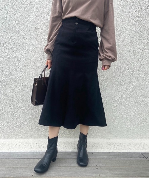 OLIVE des OLIVE(オリーブデオリーブ)の「バックレースアップマーメイドスカート(スカート・レディース・グリーン/ブルー/ブラック/ダークブラウン/ブラウン/ピンク・FREE)」の21枚目の写真