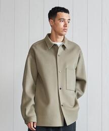 ＜H＞REVER MELTON AETHTETIC SHIRT/シャツ