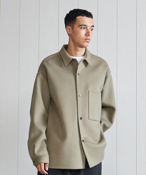 限定価格＜H＞WOOL BALLOON REGULAR SHIRT/シャツ L H BEAUTY&YOUTH UNITED ARROWS（エイチビューティーアンドユース