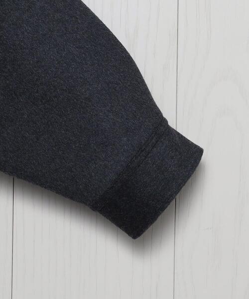 H BEAUTY&YOUTH UNITED ARROWS(エイチビューティーアンドユースユナイテッドアローズ)の「<H>REVER MELTON AETHTETIC SHIRT/シャツ(シャツ/ブラウス・メンズ・ダークグレー/ベージュ・S/M/L)」の12枚目の写真