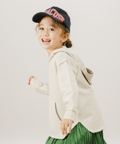 BAYFLOW（ベイフロー）の「[KIDS]タチキリパーカー（パーカー・キッズ・チャコール/ピンク/アイボリー・120cm/130cm/140cm/110cm）」の2枚目の写真