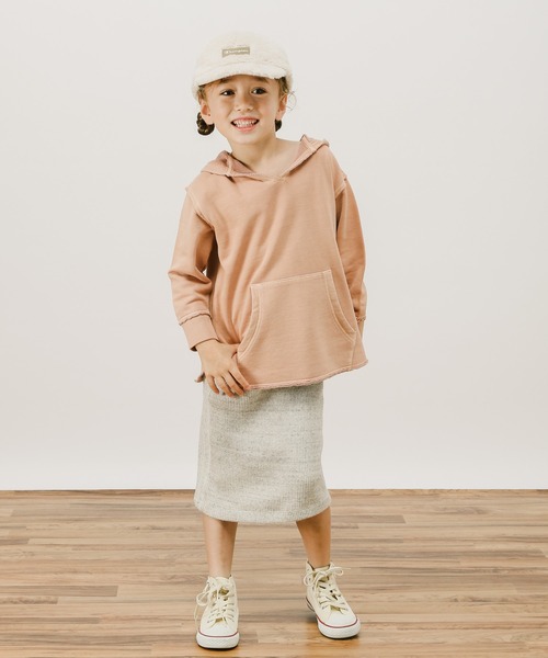 BAYFLOW（ベイフロー）の「[KIDS]タチキリパーカー（パーカー・キッズ・チャコール/ピンク/アイボリー・120cm/130cm/140cm/110cm）」の16枚目の写真