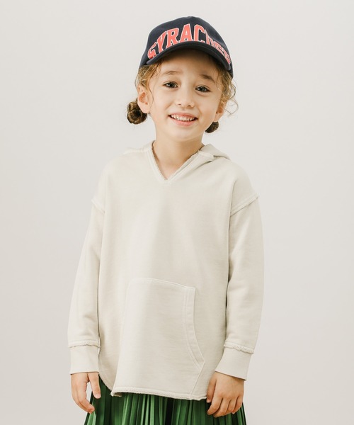 BAYFLOW（ベイフロー）の「[KIDS]タチキリパーカー（パーカー・キッズ・チャコール/ピンク/アイボリー・120cm/130cm/140cm/110cm）」の7枚目の写真