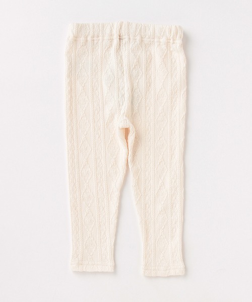 petit main（プティマイン）の「【シアバター】ジャガードレギンス（レギンス/スパッツ・キッズ・オフホワイト/ブルー/チャコール/ブラック・110cm/130cm/90cm/100cm/120cm/80ｃｍ）」の6枚目の写真