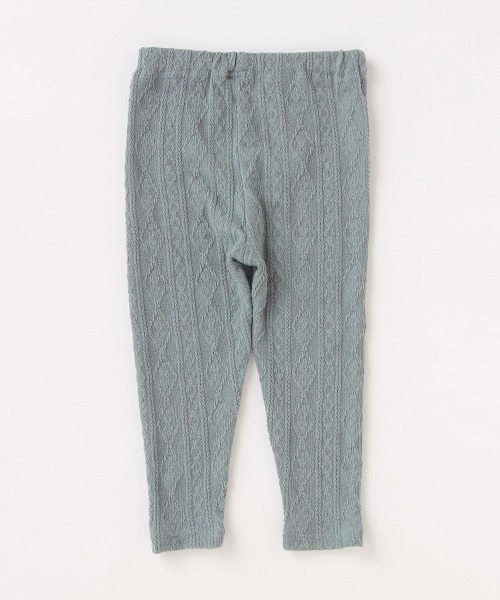 petit main（プティマイン）の「【シアバター】ジャガードレギンス（レギンス/スパッツ・キッズ・オフホワイト/ブルー/チャコール/ブラック・110cm/130cm/90cm/100cm/120cm/80ｃｍ）」の7枚目の写真