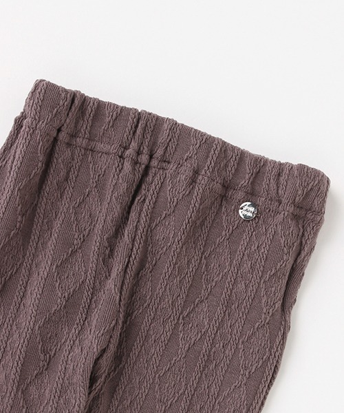 petit main（プティマイン）の「【シアバター】ジャガードレギンス（レギンス/スパッツ・キッズ・オフホワイト/ブルー/チャコール/ブラック・110cm/130cm/90cm/100cm/120cm/80ｃｍ）」の10枚目の写真