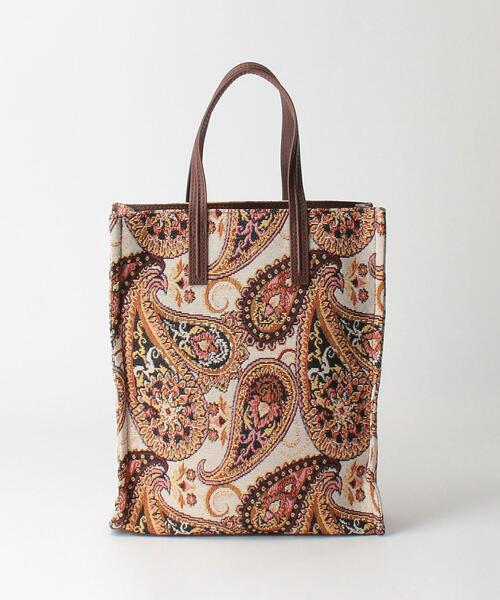 Casselini（キャセリーニ）の「＜Casselini（キャセリーニ）＞ジャカードプリント トートバッグ（トートバッグ・レディース・オフホワイト/ブラック・FREE）」の4枚目の写真