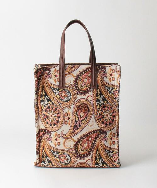 Casselini（キャセリーニ）の「＜Casselini（キャセリーニ）＞ジャカードプリント トートバッグ（トートバッグ・レディース・オフホワイト/ブラック・FREE）」の10枚目の写真