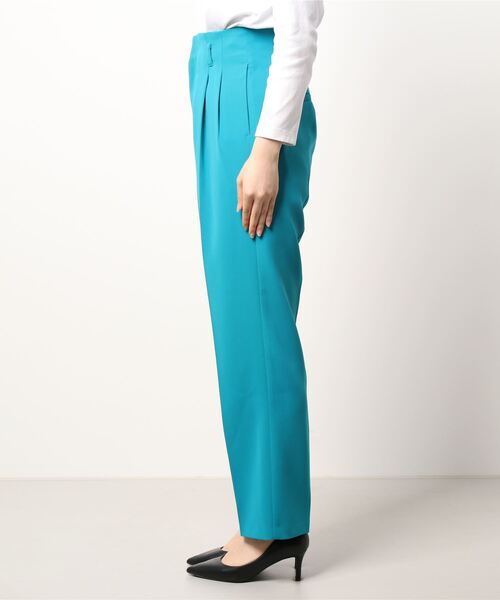 LILY BROWN（リリーブラウン）の「ハイウエストタックパンツ（その他パンツ・レディース・ブルー/ベージュ/ピンク/ブラック・0/1）」の6枚目の写真