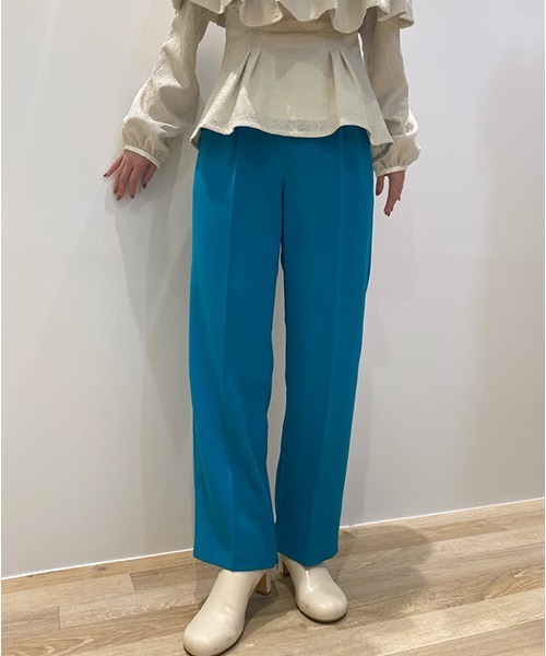 LILY BROWN（リリーブラウン）の「ハイウエストタックパンツ（その他パンツ・レディース・ブルー/ベージュ/ピンク/ブラック・0/1）」の17枚目の写真