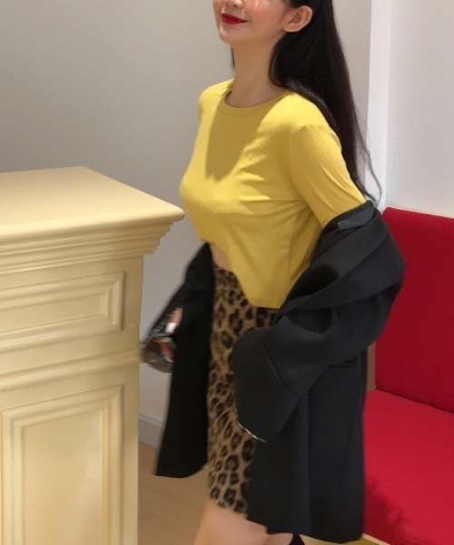 by muni:r（バイ ムニール）の「レオパード ミニスカート（スカート・レディース・ブラウン・SMALL/MEDIUM）」の6枚目の写真